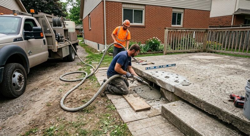Concrete Patio Raising in Denver, CO