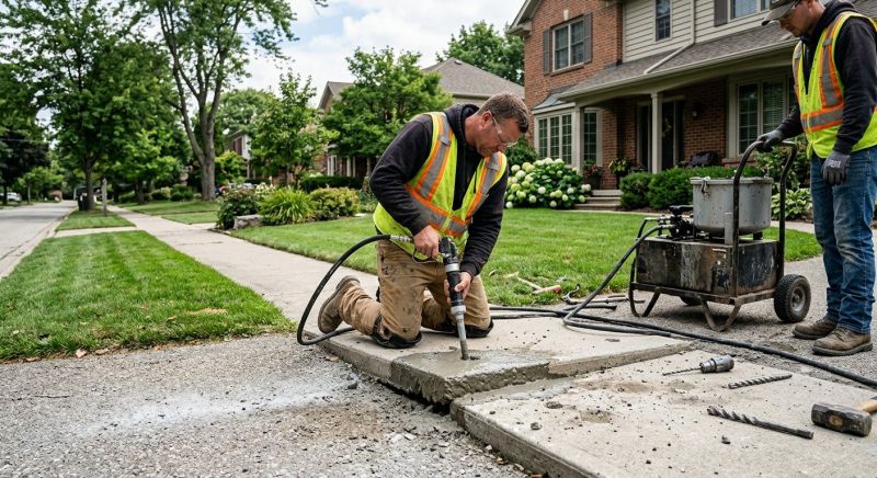 Concrete Settlement Repair in Miami Dade County, FL