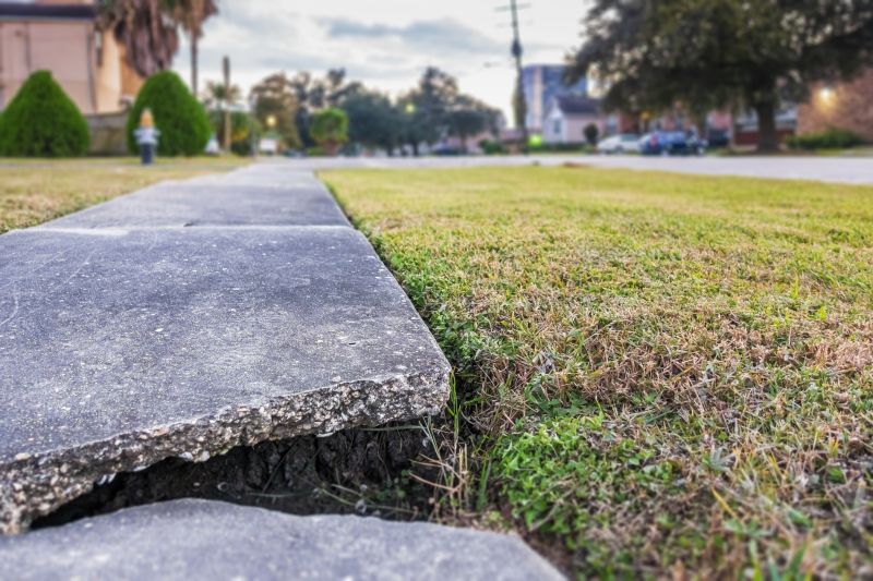 Sunken Sidewalk Repair in Des Moines, IA