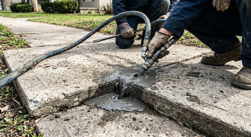 Sunken Sidewalk Repair in Miami Dade County, FL